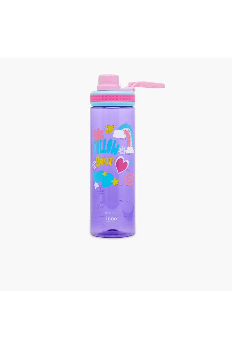 ICON Graphic Print Water Bottle - 700 ml - Image 1